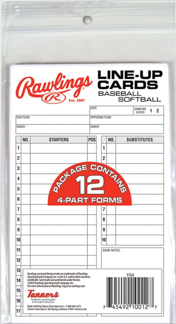System-17 Lineup Cards Refill Pack