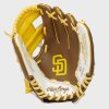 San Diego Padres 10-Inch Team Logo Glove - Image 3