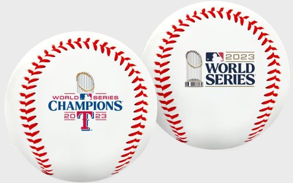 2023 Texas Rangers World Series Champions Replica Baseball