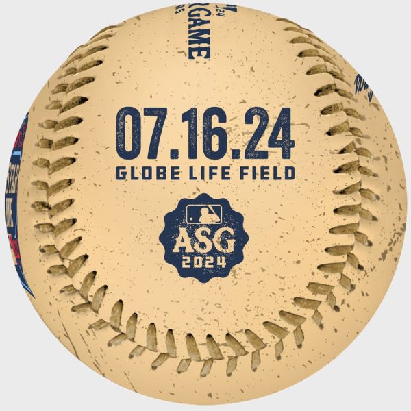 2024 MLB All-Star Game Gold Replica Baseball, 1 Ball