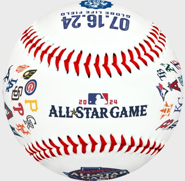 2024 MLB All-Star Game Team Logos Replica Baseball, 1 Ball