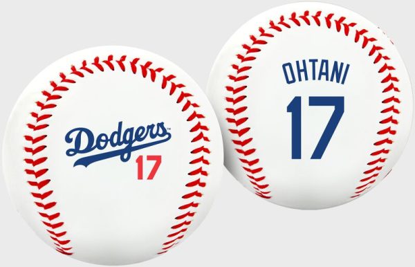 Los Angeles Dodgers Shohei Ohtani Jersey Baseball, 1 Ball
