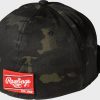 Rawlings Black Clover Diamond MultiCam Fitted Hat - Image 2