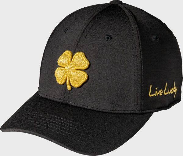 Rawlings Black Clover Gold Glove Fitted Hat