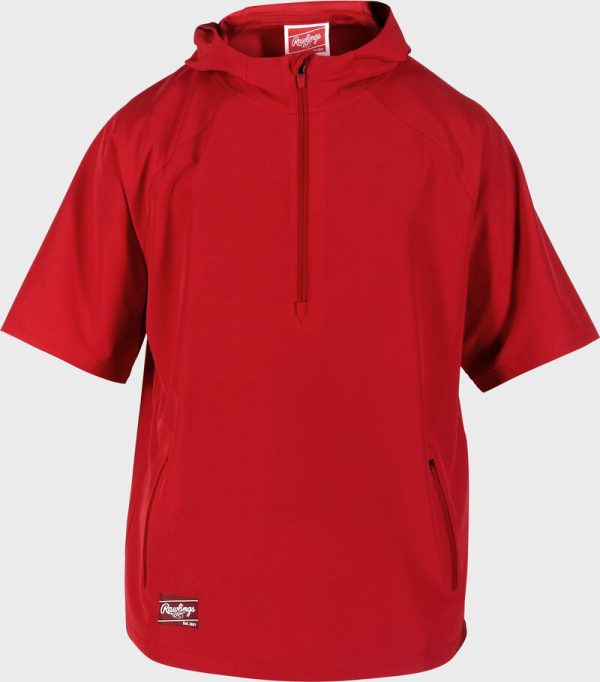 Rawlings ColorSync Short Sleeve Hooded Cage Jacket