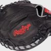 Foundation Series Aaron Judge Youth Catcher’s Mitt, Right Hand Throw, RSGRFCM325B - Image 4