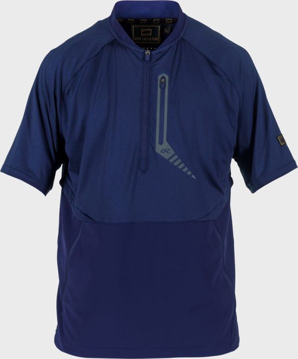 Rawlings Gold Collection Quarter-Zip Short Sleeve Jacket