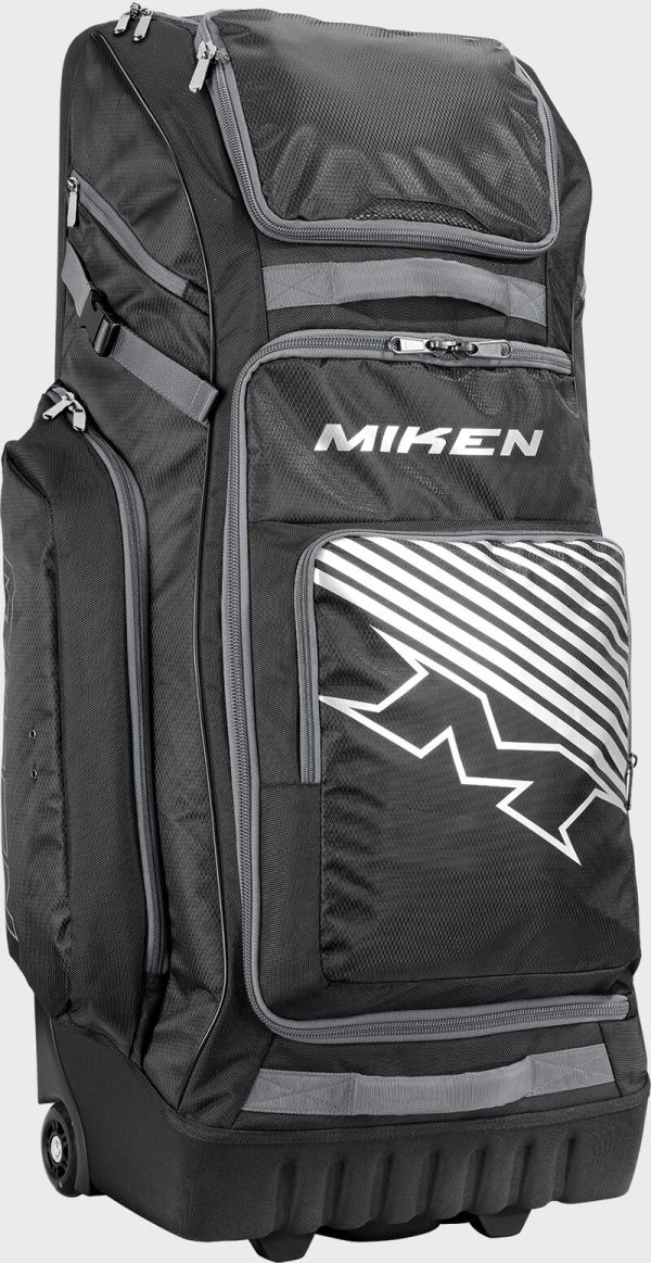 MBA005 Miken Deluxe Wheeled Slowpitch Bag Black
