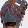 Heart of the Hide Pro Label Denim 1st Base Mitt - Image 2