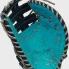 Exclusvie Heart of the Hide 13" Teal 1st Base Mitt - Image 3