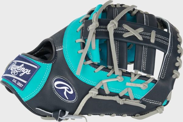 Exclusvie Heart of the Hide 13" Teal 1st Base Mitt