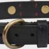 Rawlings Baseball Stitch Leather Dog Collar - Image 2