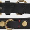 Rawlings Baseball Stitch Leather Dog Collar - Image 3