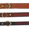 Rawlings Baseball Stitch Leather Dog Collar - Image 4