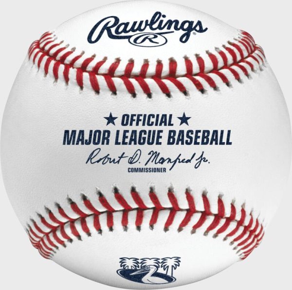 2024 Tampa Bay Rays City Connect Baseball, 1 Ball in Display Cube