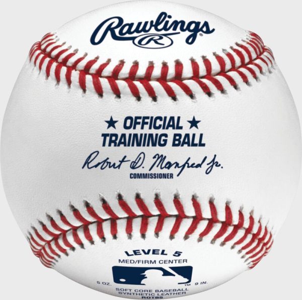 Official League Level 5 Training Baseballs, Ages 7-10