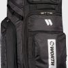 WBA005 Worth Pro Wheeled Slowpitch Bag Black - Image 3