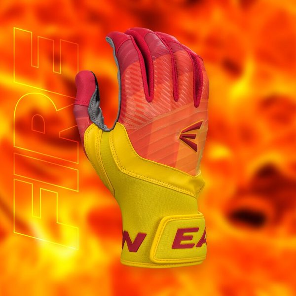 Easton Walk-Off Ethos Fire Batting Gloves, Adult & Youth Sizes